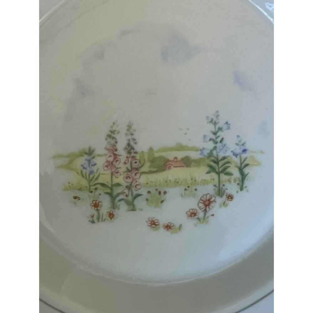 Arcopal White Pink Floral Dinnerware Plate One Size - Picture 5 of 5
